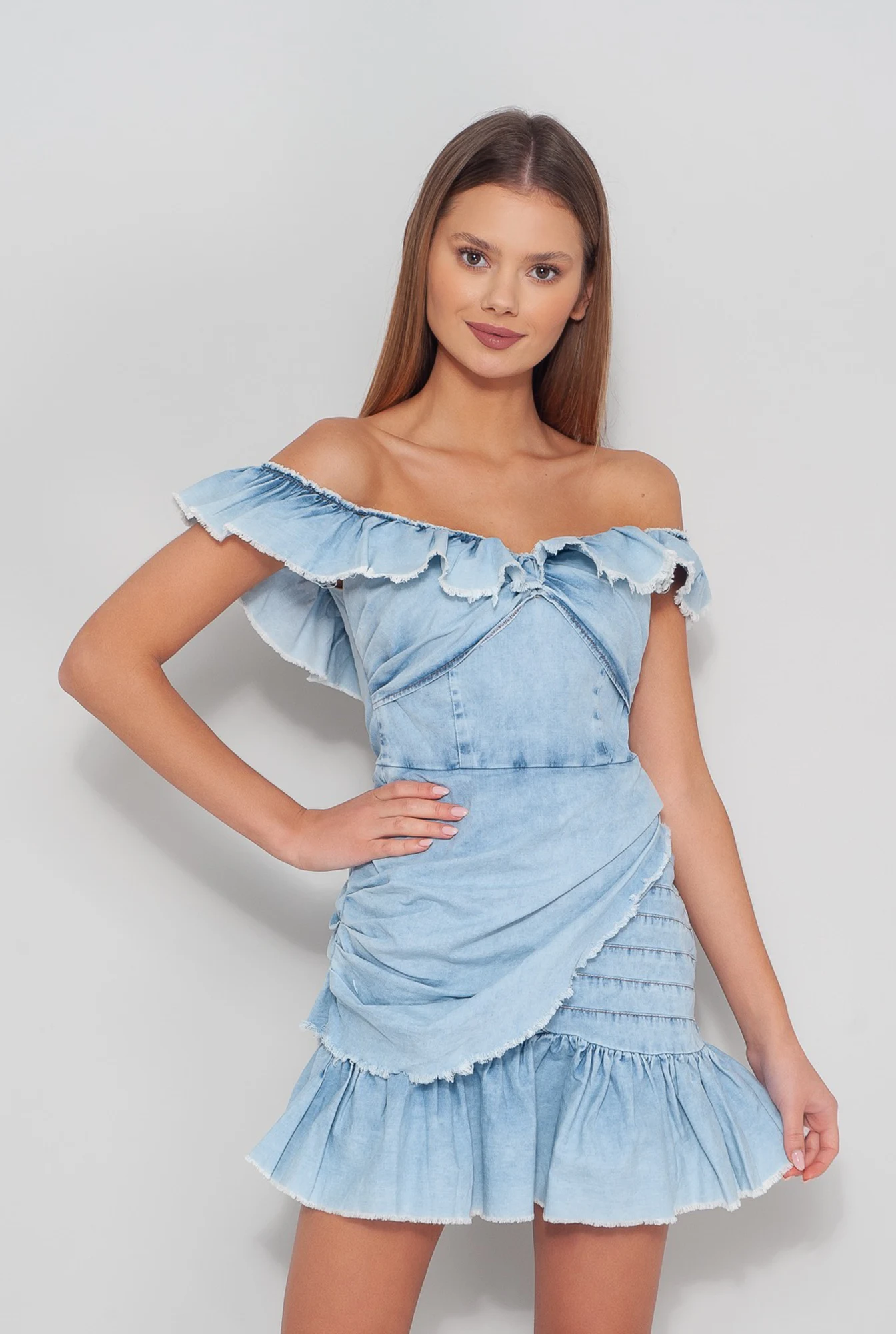 Sukienki jeansowe. Denim Dress. Wiosna 2019 | Sklep z sukienkami LOU