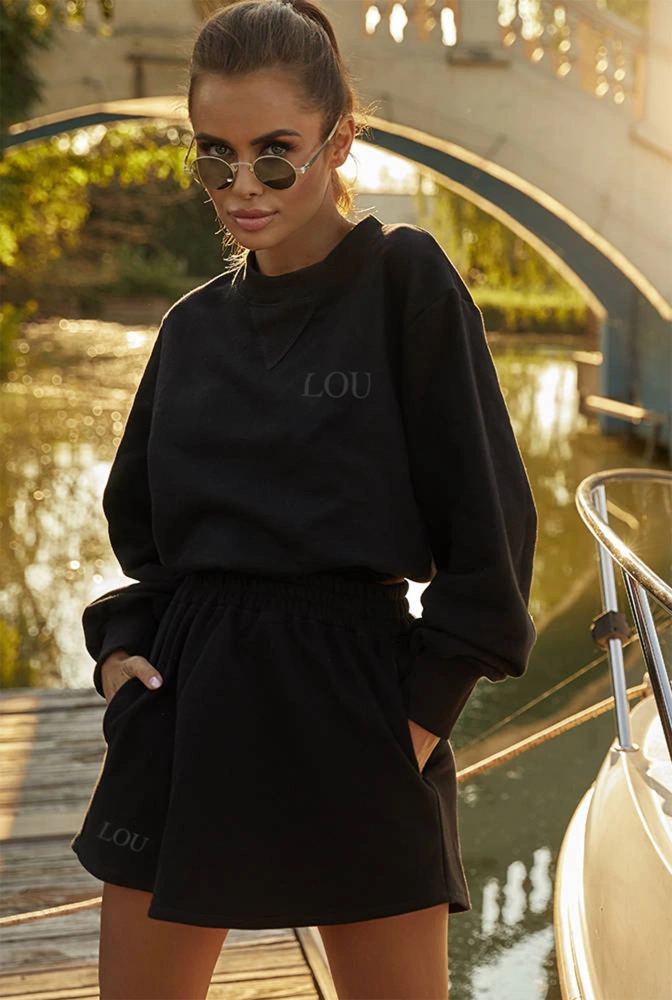 Kumiko - černá tepláková souprava