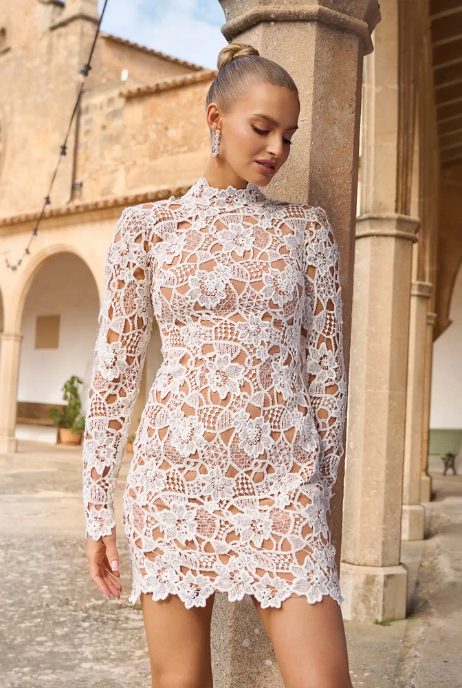 Cristi - krajkové mini šaty