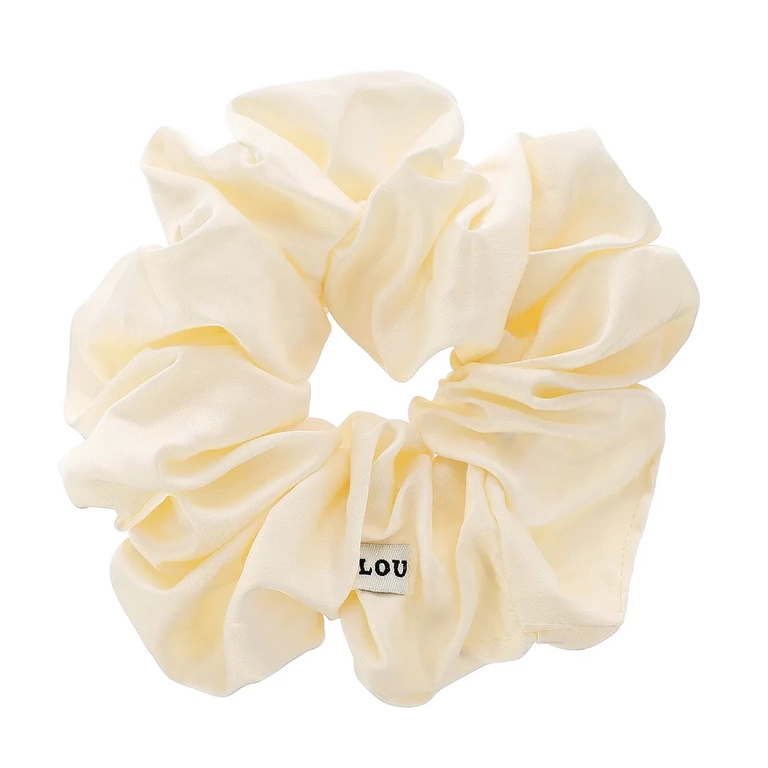 Ecru gumička do vlasů